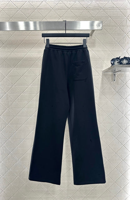 25fw Splicing plaid hoodie and pants set