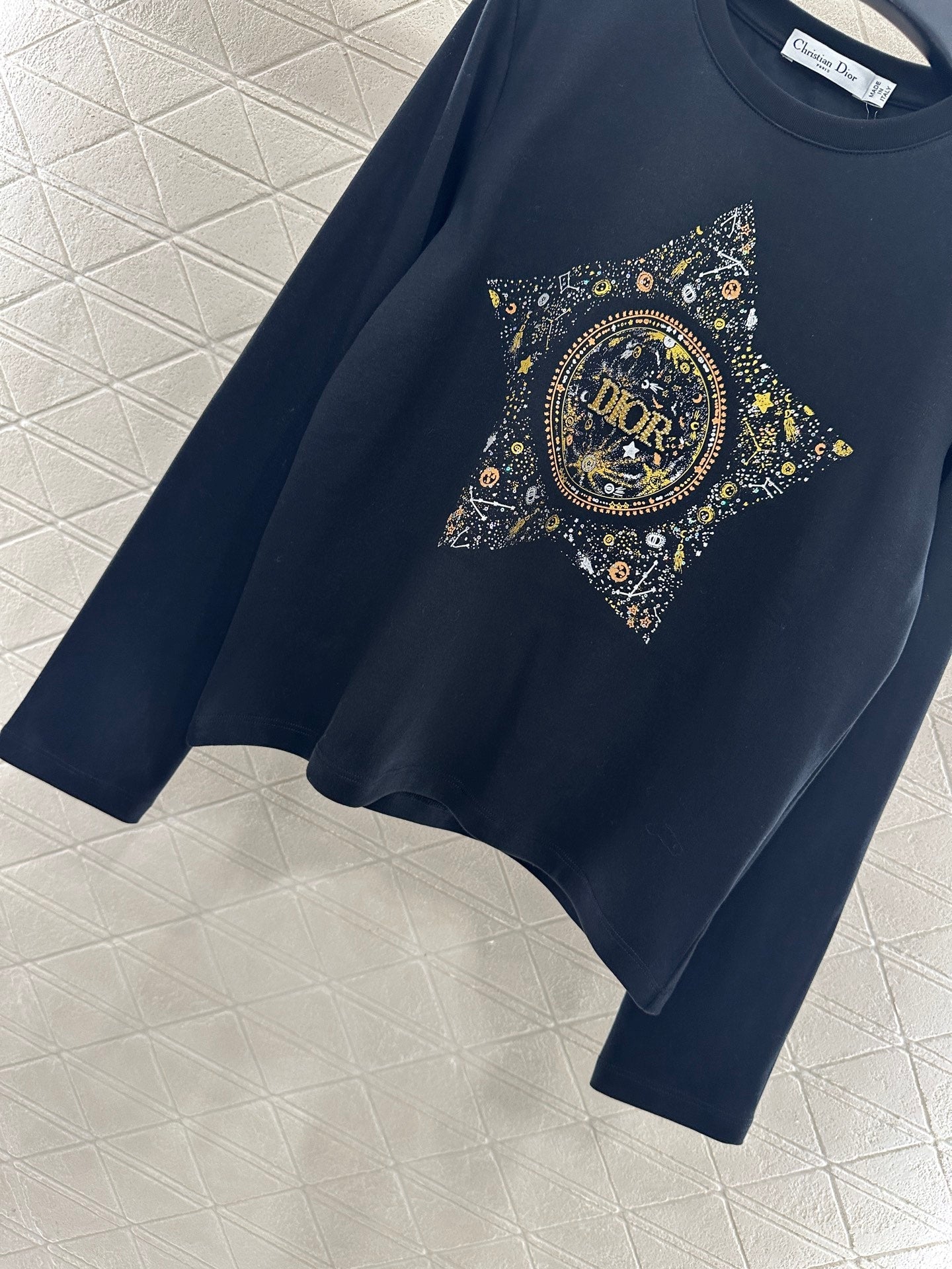 25fw Five pointed star nail bead rhinestone top