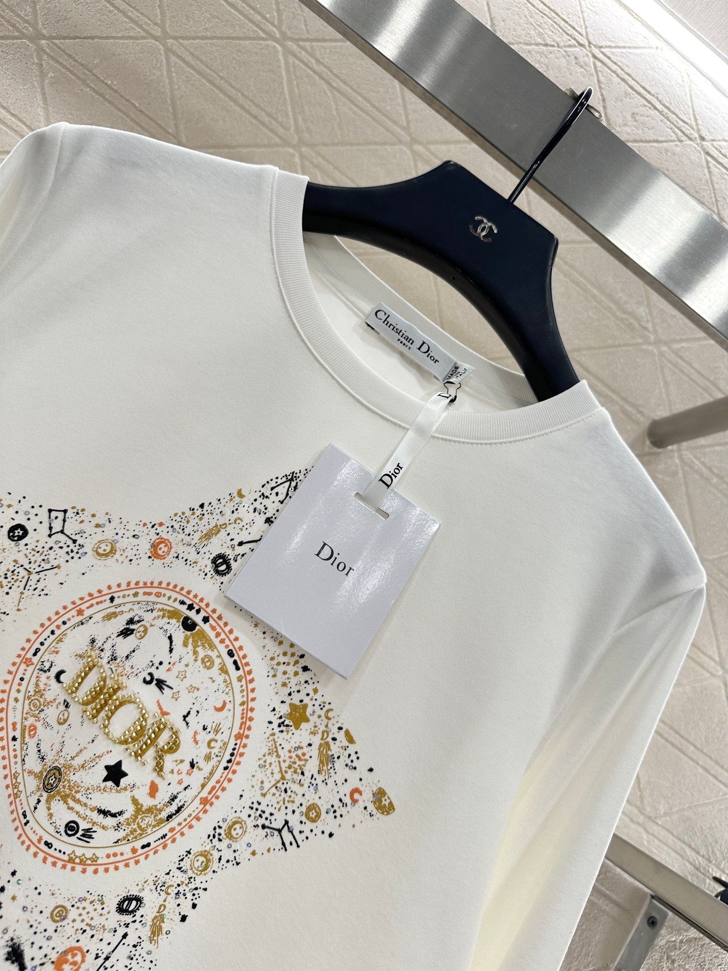 25fw Five pointed star nail bead rhinestone top