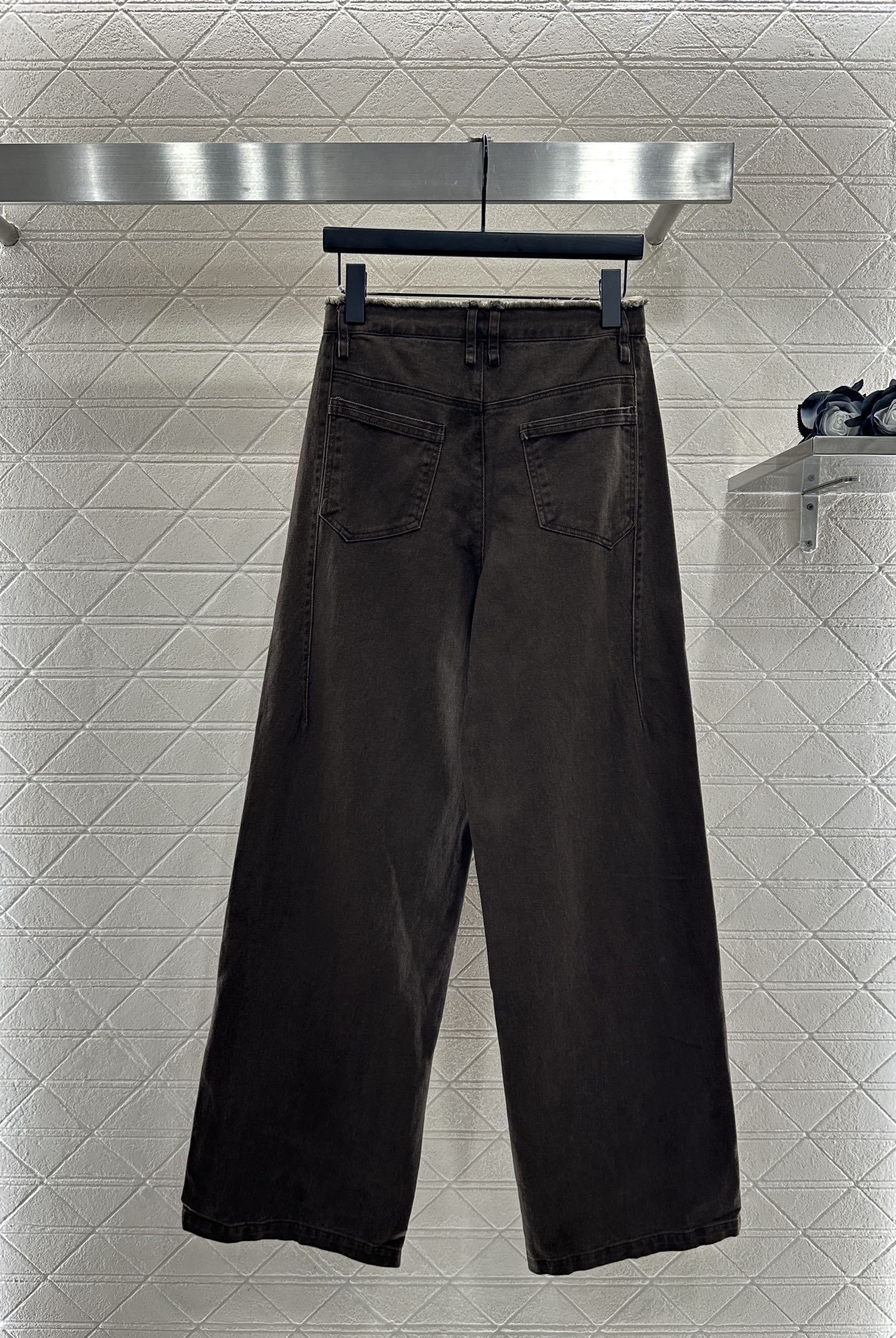 25fw Edge logo denim pants