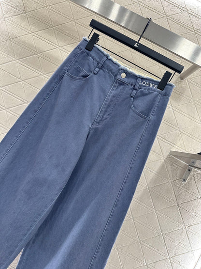 25fw Edge logo denim pants