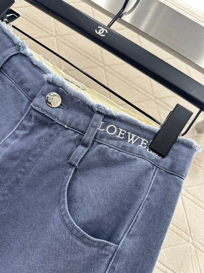 25fw Edge logo denim pants