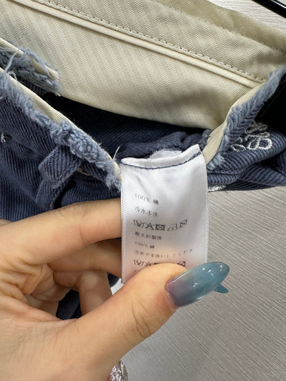 25fw Edge logo denim pants