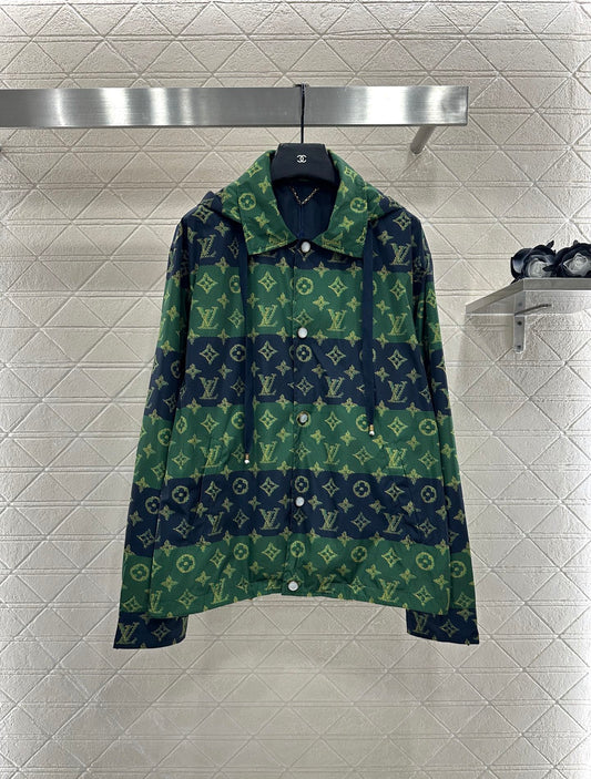 25fw Hooded Old Flower Charge Coat