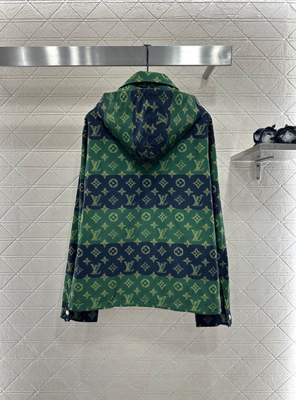 25fw Hooded Old Flower Charge Coat