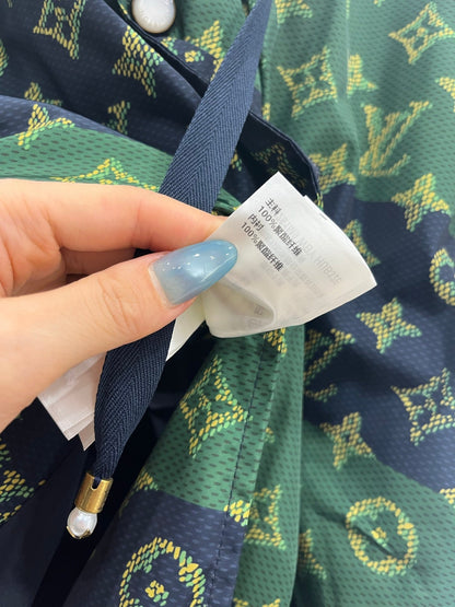 25fw Hooded Old Flower Charge Coat