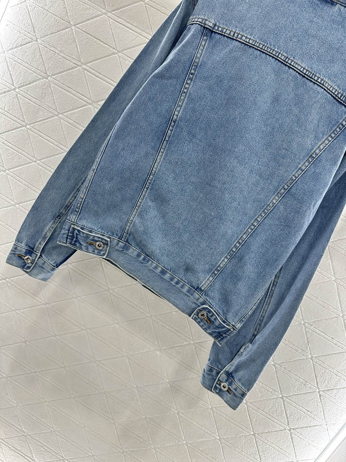 25fw Tailored logo denim jacket