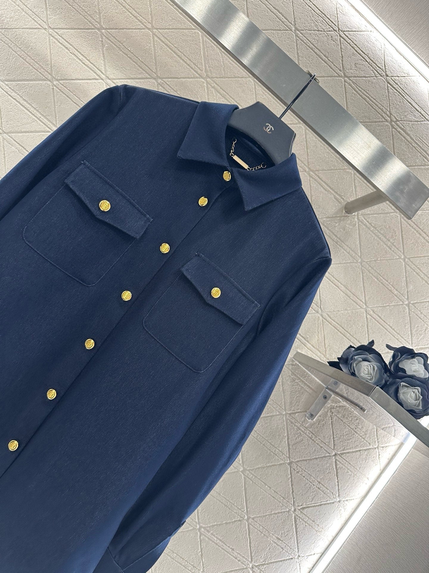 25fw Cowboy shirt, scarf, pants set