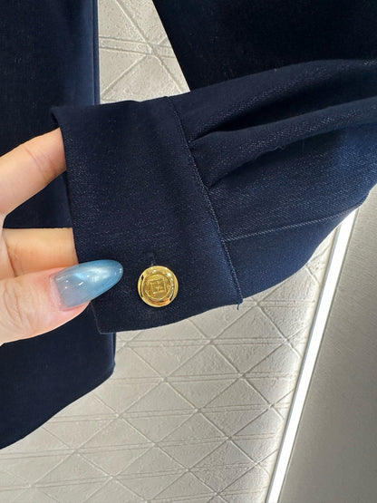 25fw Cowboy shirt, scarf, pants set