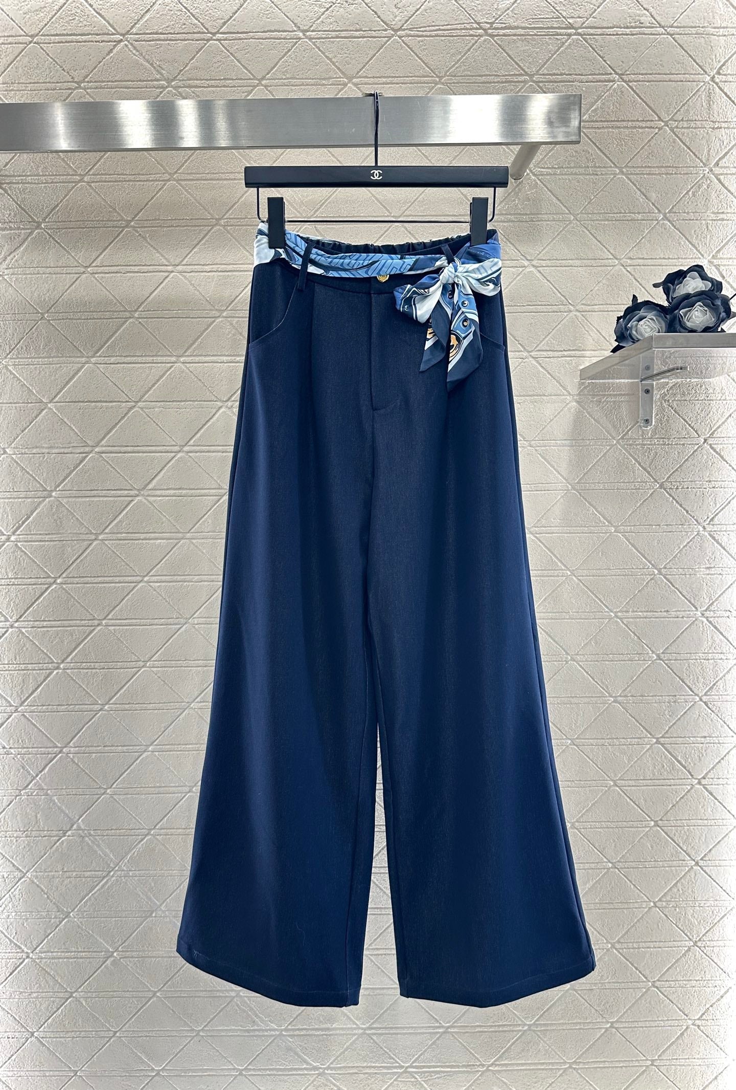 25fw Cowboy shirt, scarf, pants set