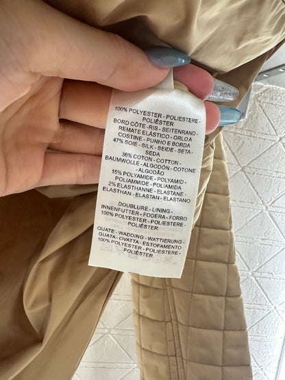 25fw Lingge hooded down cotton jacket