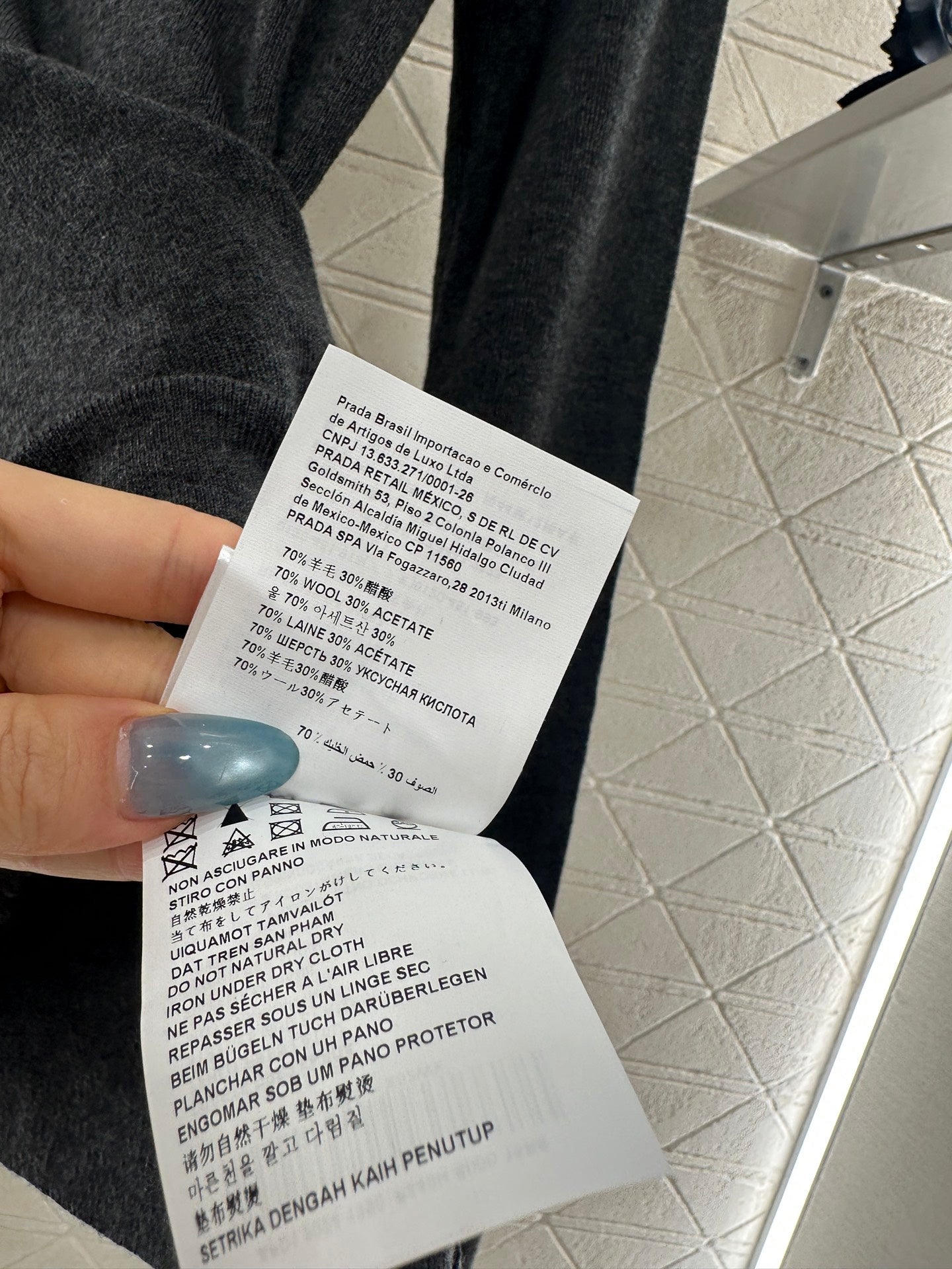 25fw Slim fit round neck base shirt