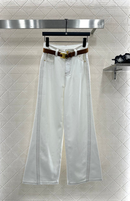 25fw Straight waistband silhouette jeans