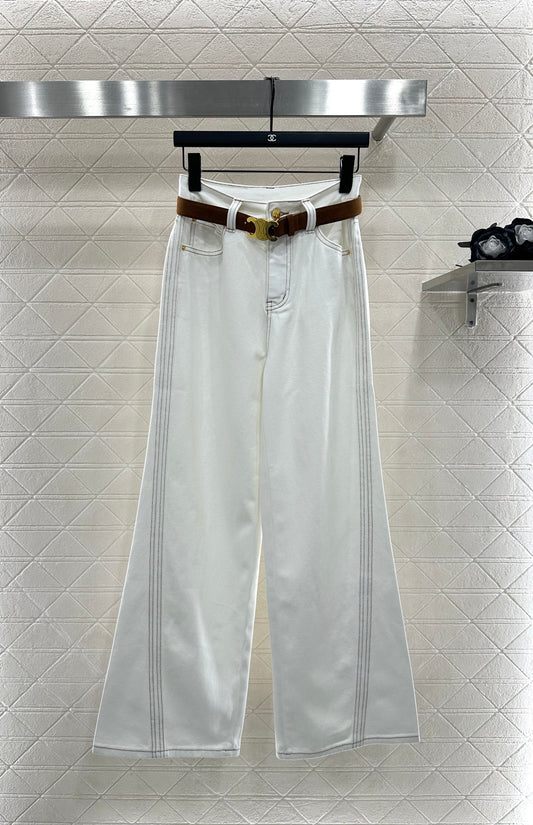 25fw Straight waistband silhouette jeans