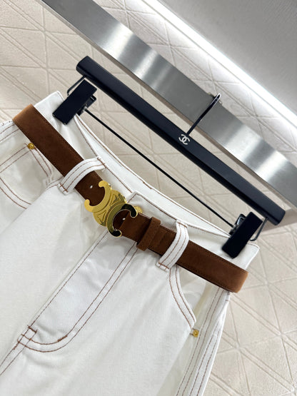 25fw Straight waistband silhouette jeans