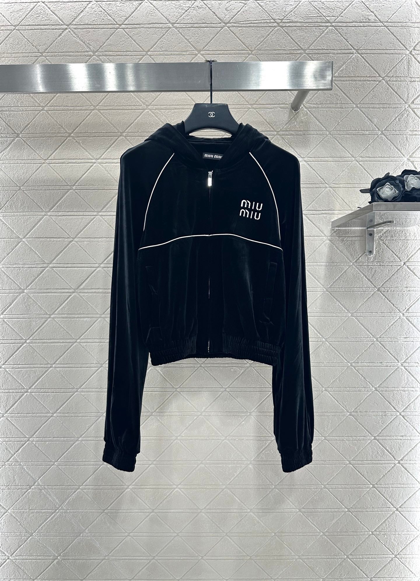 25fw Hooded jacket wide leg pants set