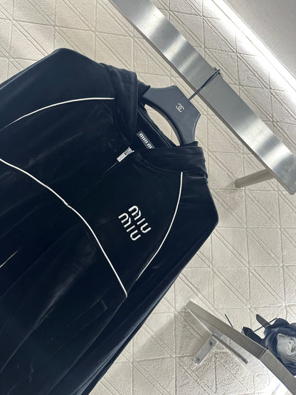 25fw Hooded jacket wide leg pants set