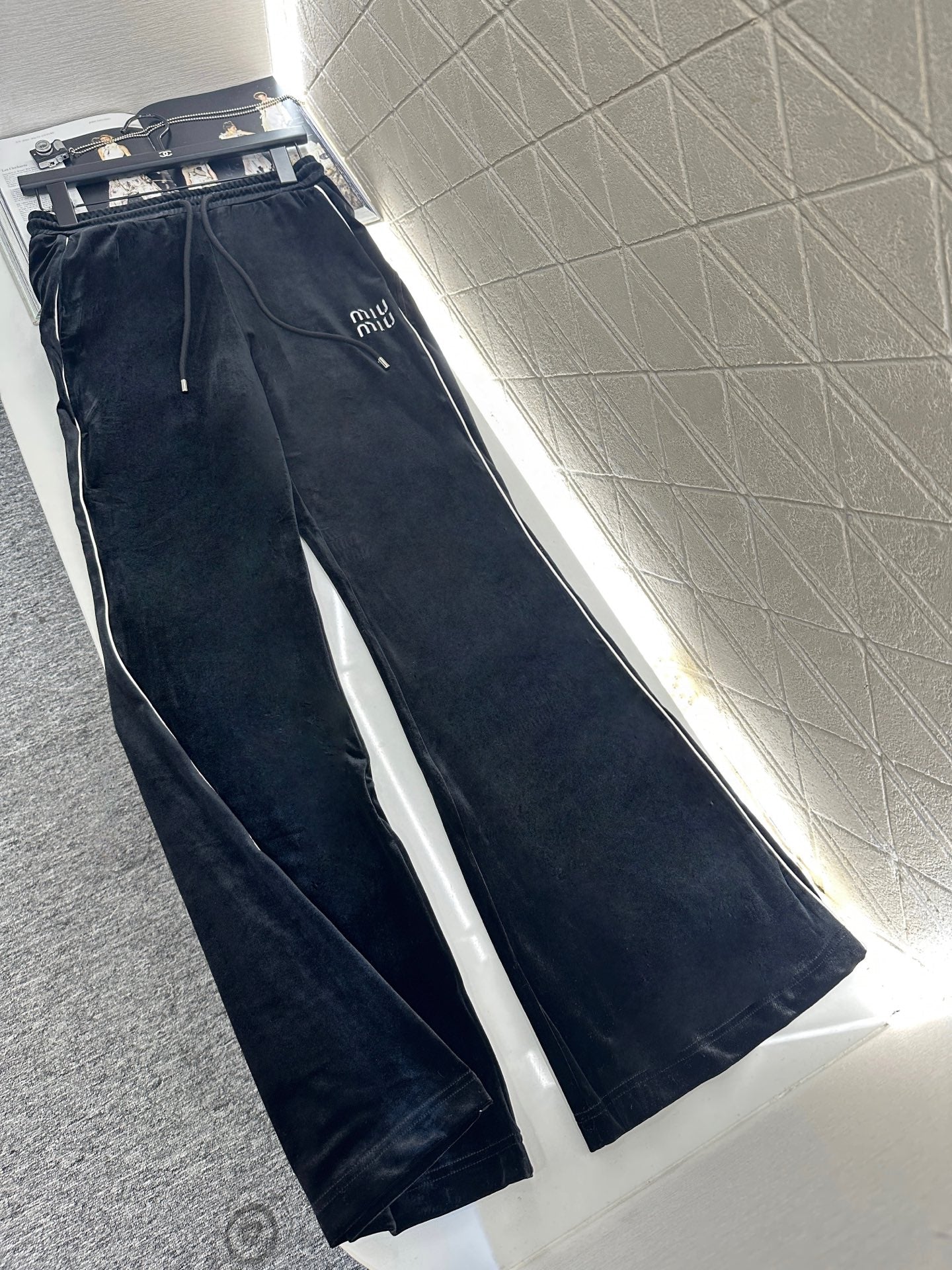 25fw Hooded jacket wide leg pants set