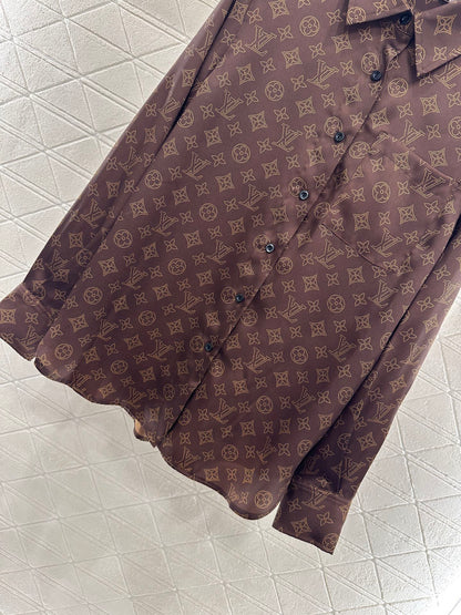 25fw Floral printed pajama set