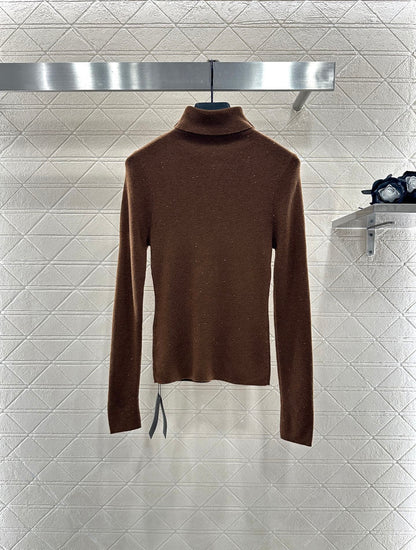 25fw High neck brooch base shirt