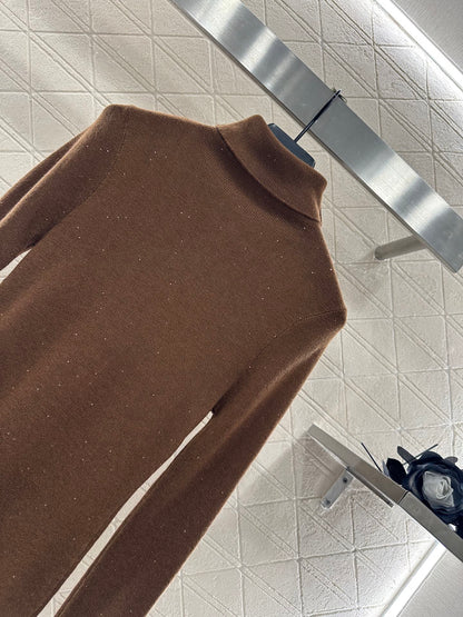 25fw High neck brooch base shirt