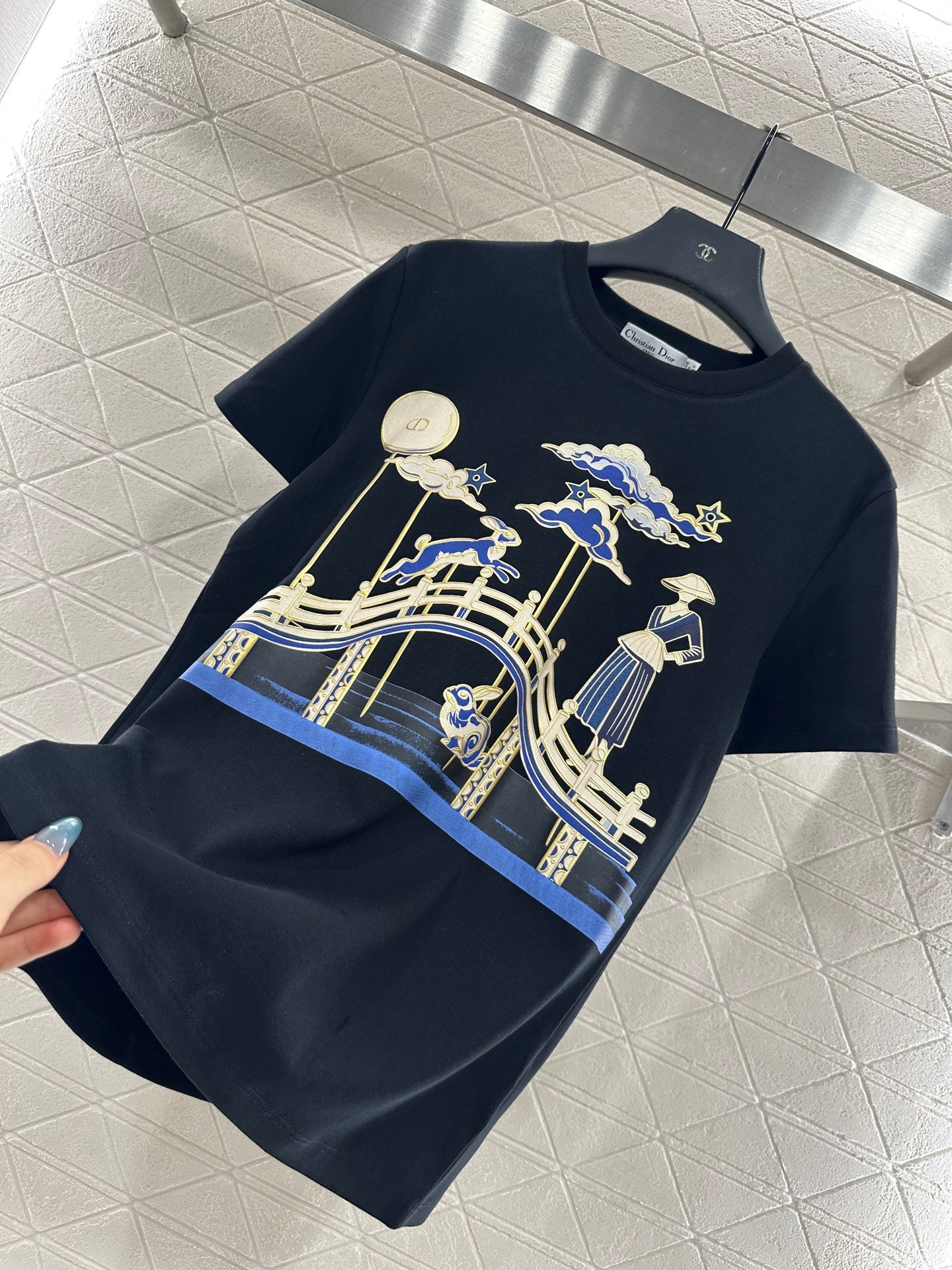 25fw Oriental Element Printed T-shirt