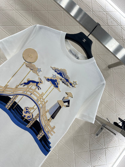 25fw Oriental Element Printed T-shirt