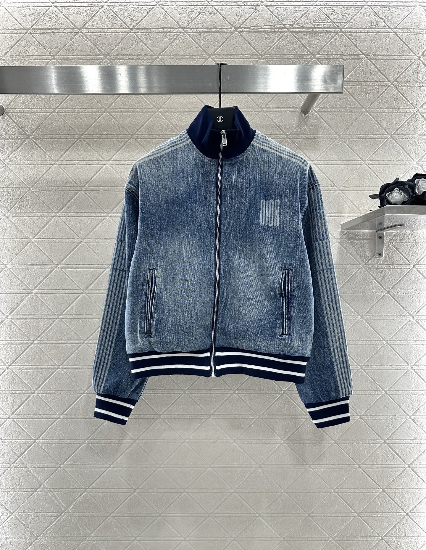 25fw Baseball denim jacket