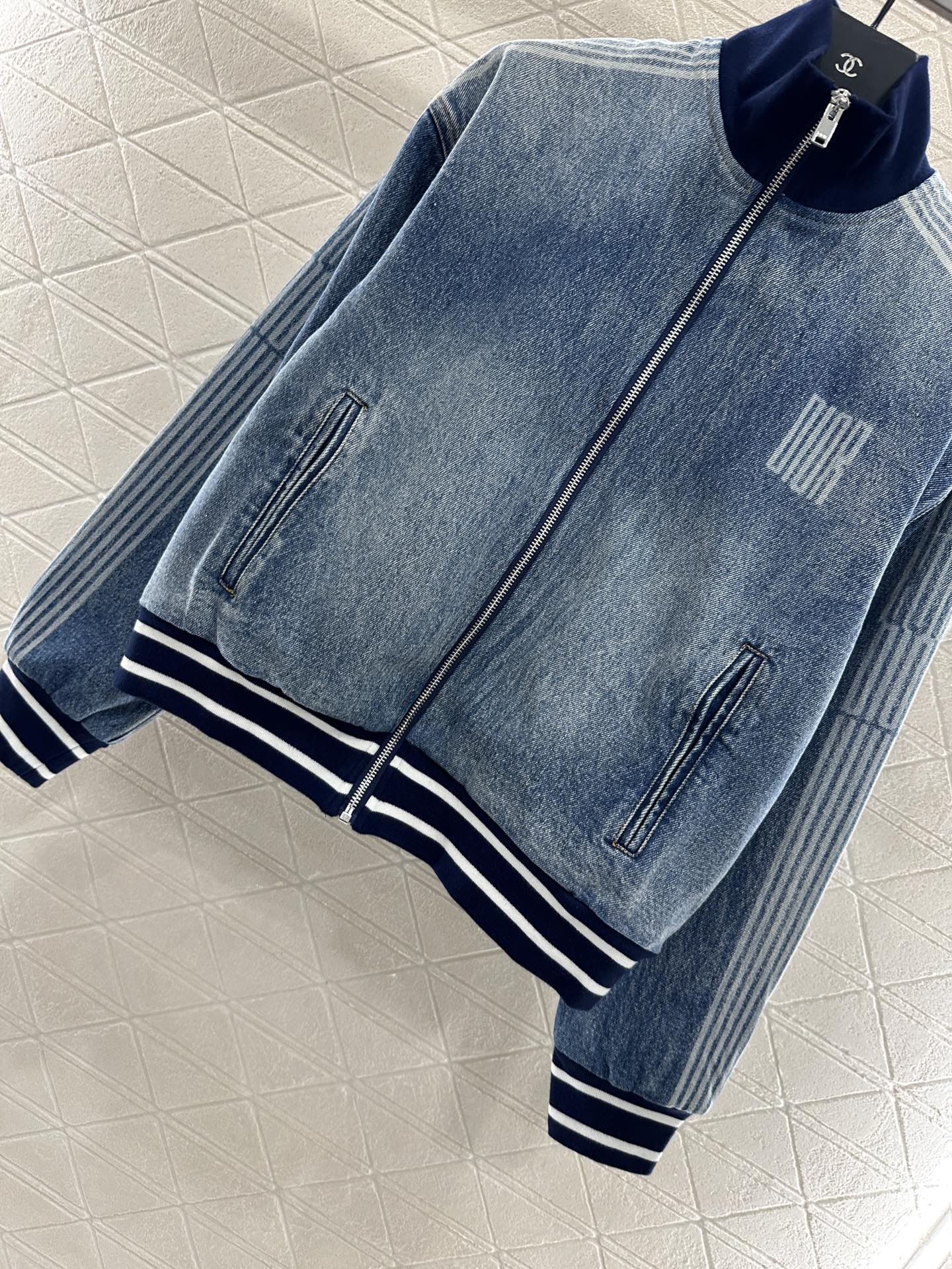 25fw Baseball denim jacket