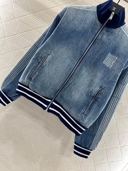 25fw Baseball denim jacket