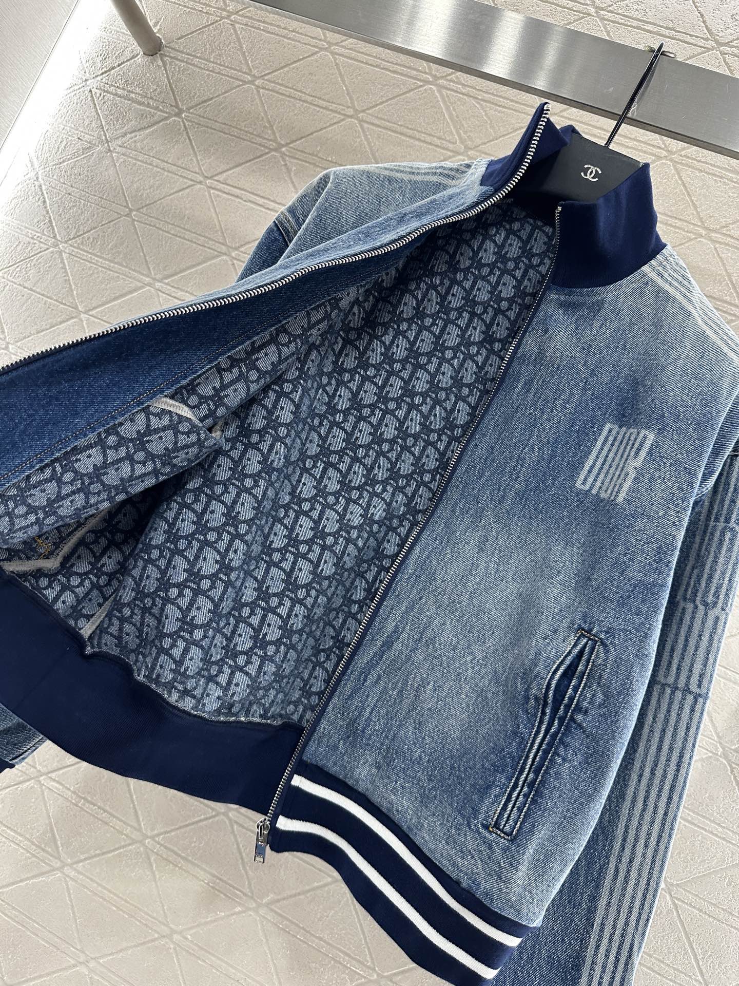 25fw Baseball denim jacket