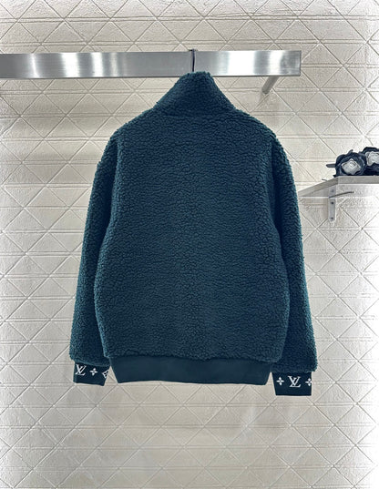 25fw Teddy plush zipper jacket