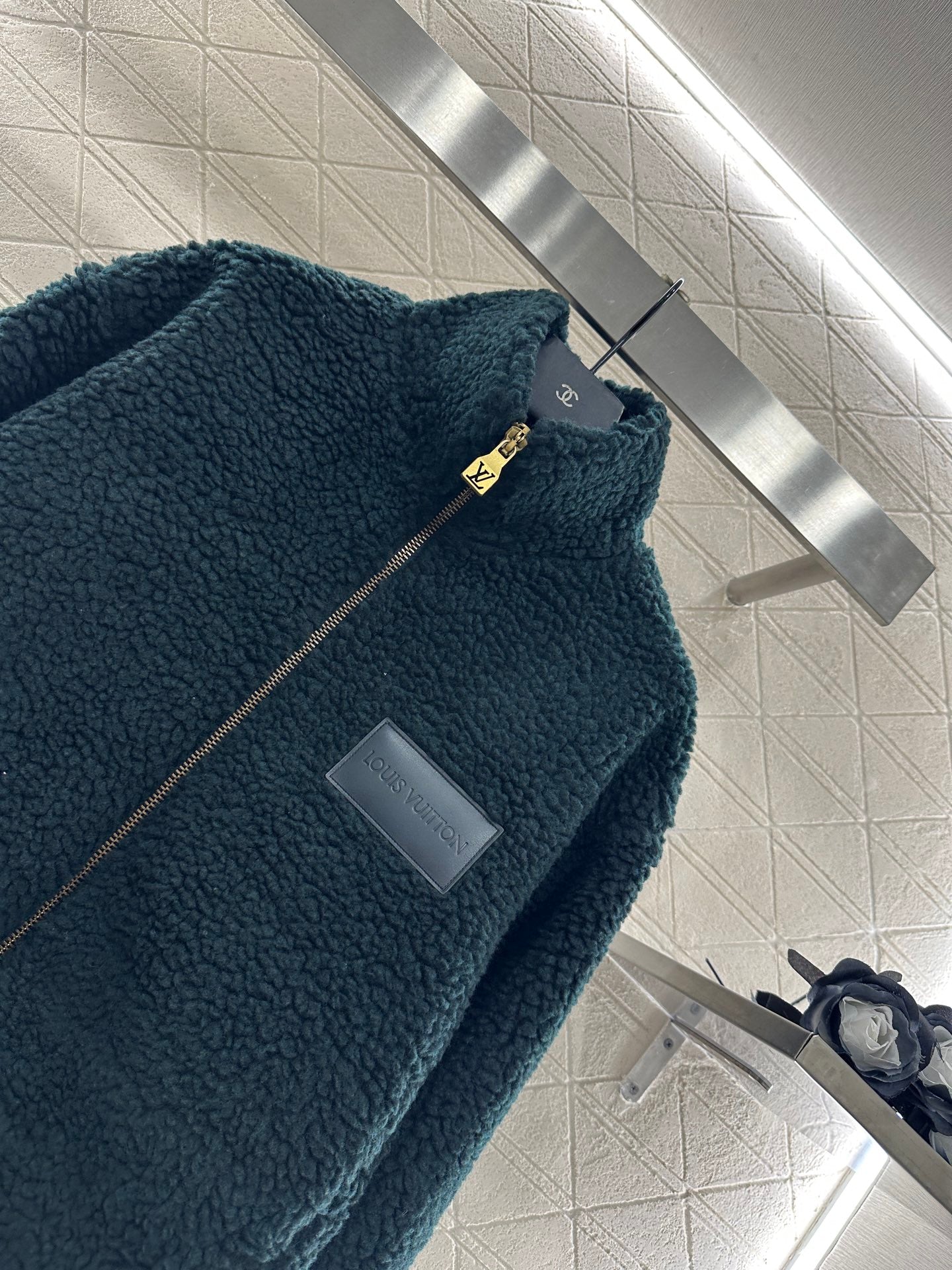 25fw Teddy plush zipper jacket