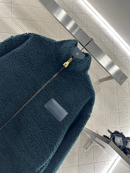25fw Teddy plush zipper jacket