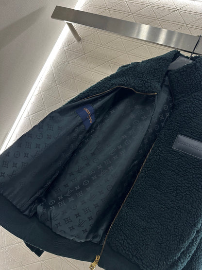 25fw Teddy plush zipper jacket