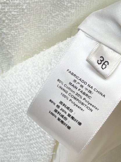 25fw Knitted woolen floral sleeveless dress