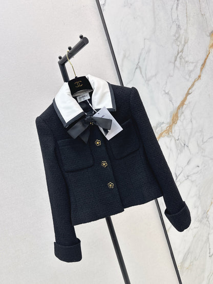 25fw Contrasting lapel jacket