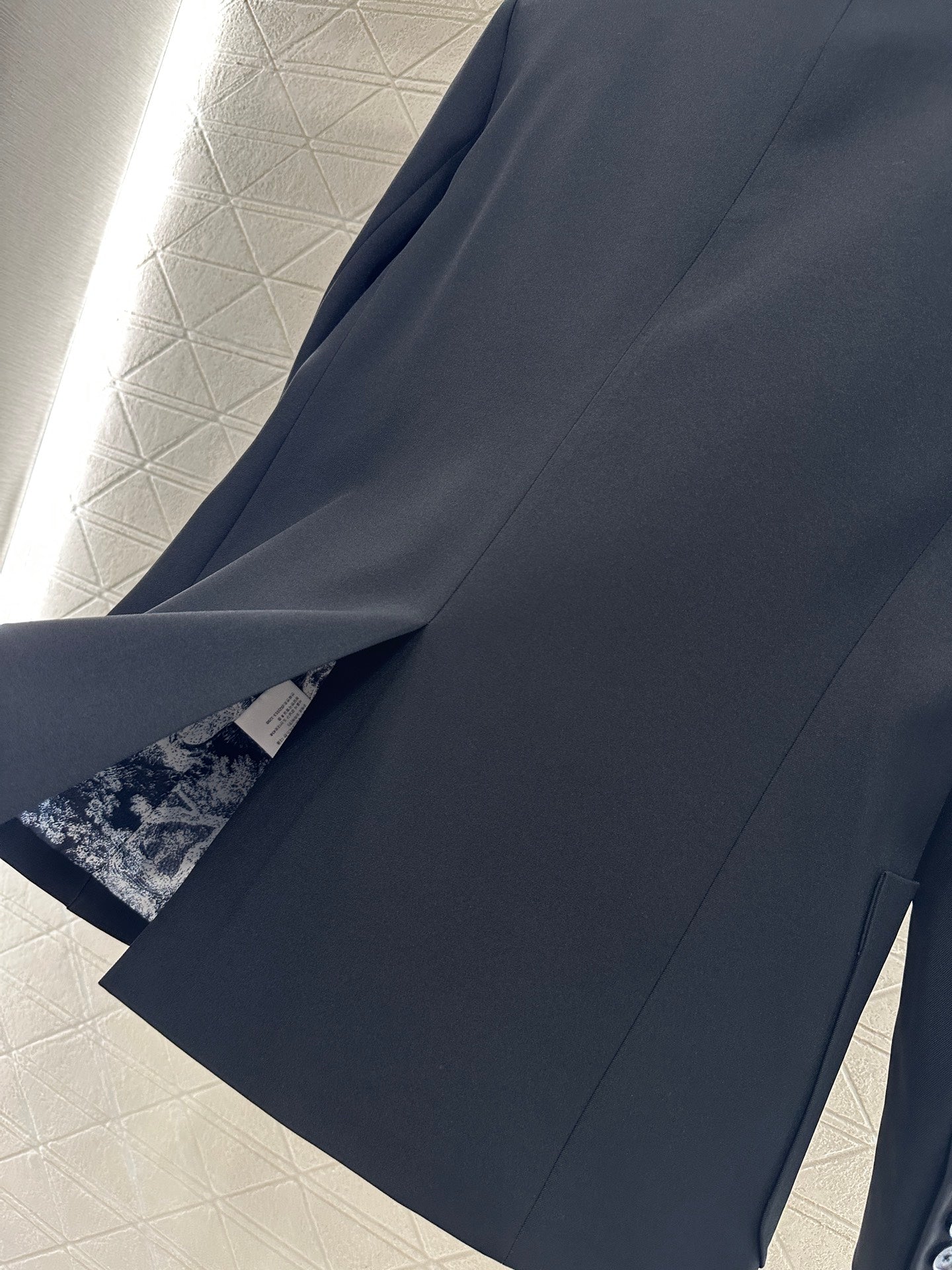 25fw Embroidered pocket suit jacket