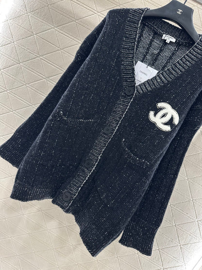 25fw Plush Double C Knitted Cardigan
