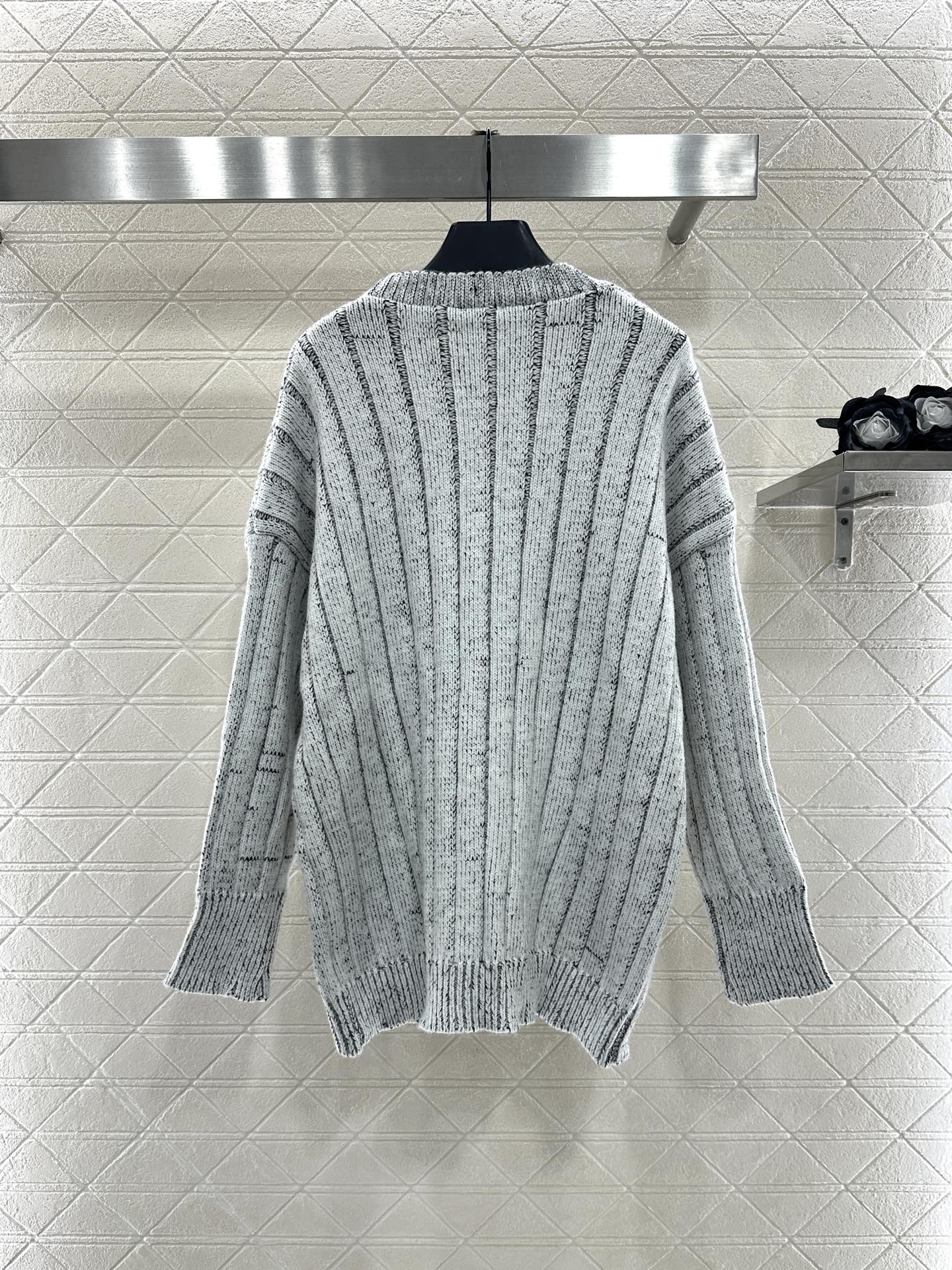 25fw Plush Double C Knitted Cardigan