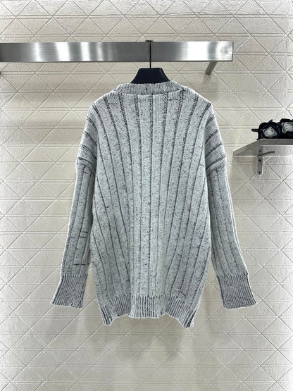 25fw Plush Double C Knitted Cardigan