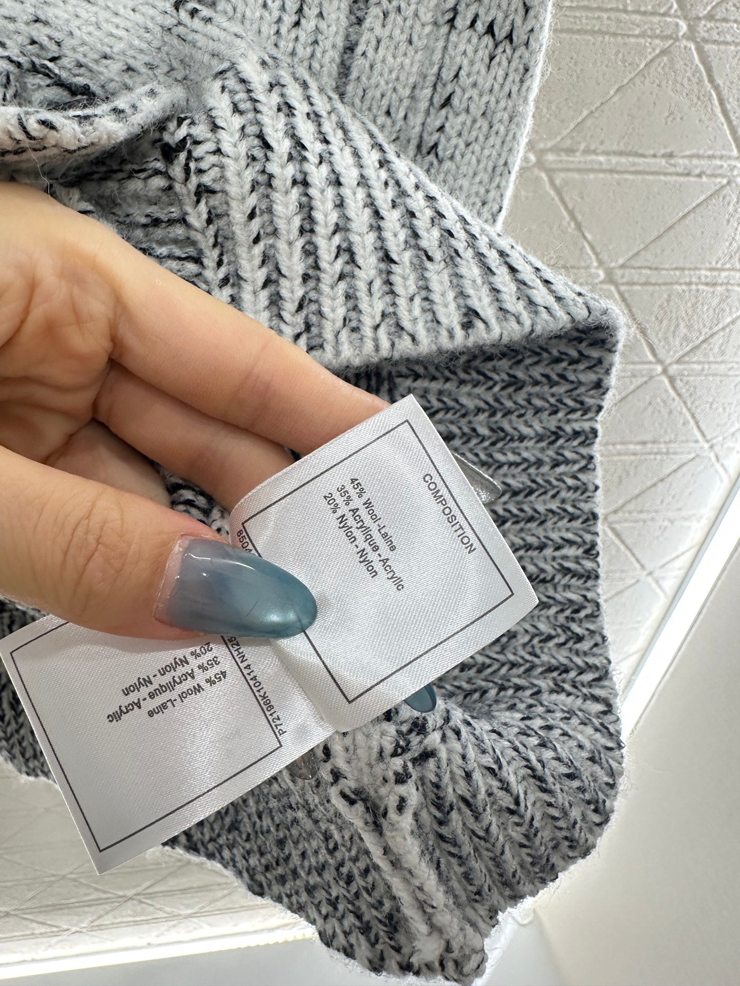 25fw Plush Double C Knitted Cardigan