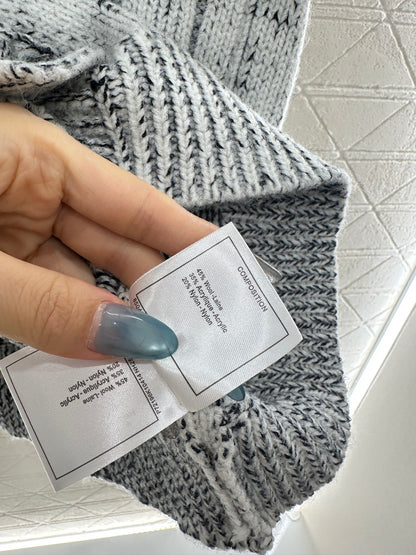 25fw Plush Double C Knitted Cardigan