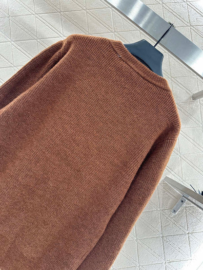 25fw Simple letter pullover sweater