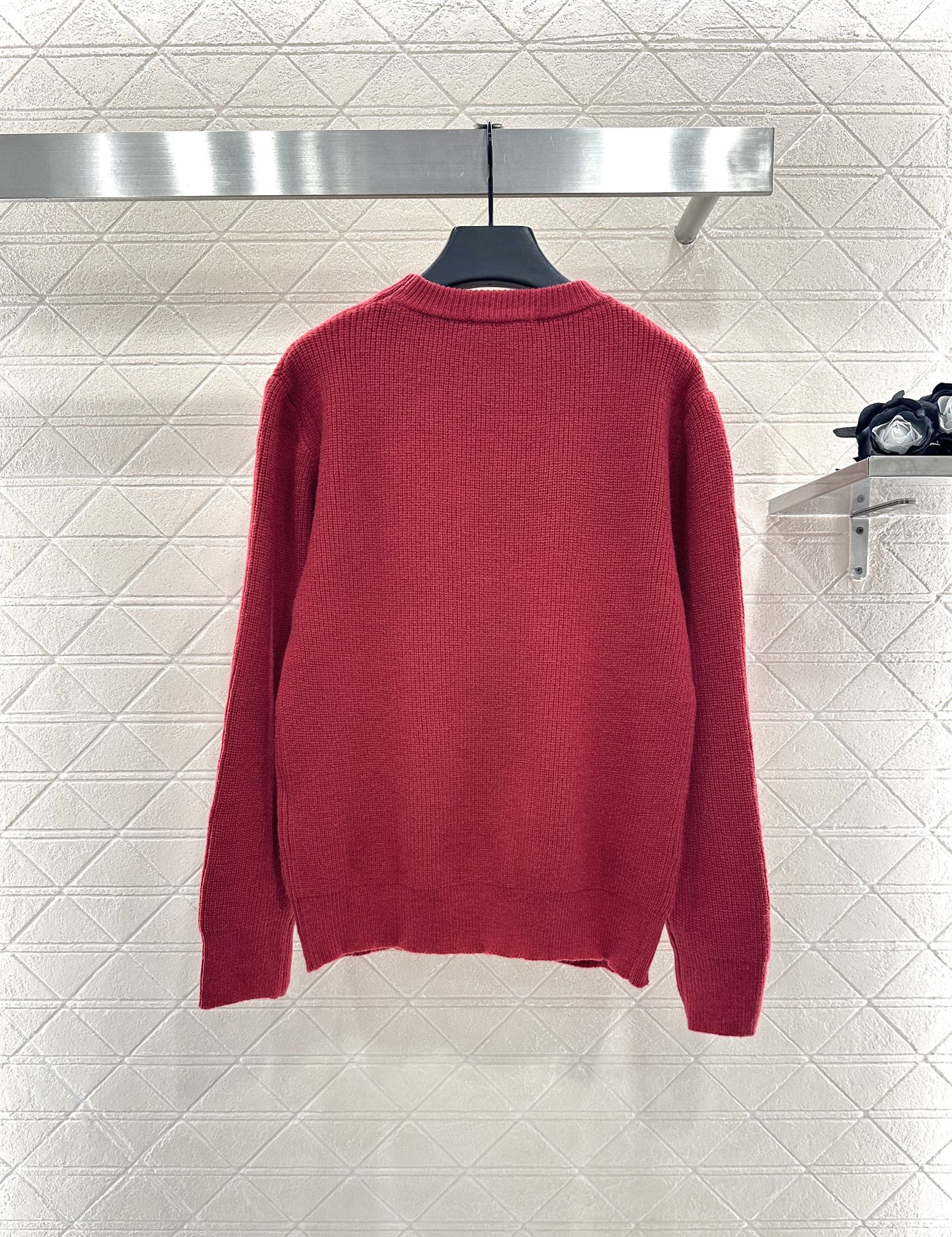 25fw Simple letter pullover sweater