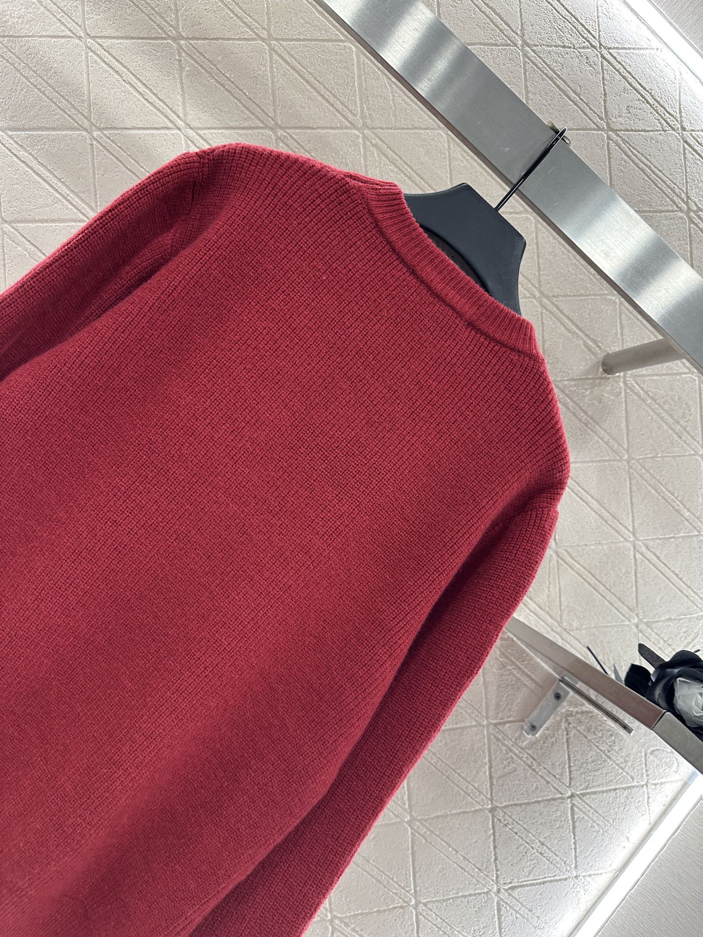 25fw Simple letter pullover sweater