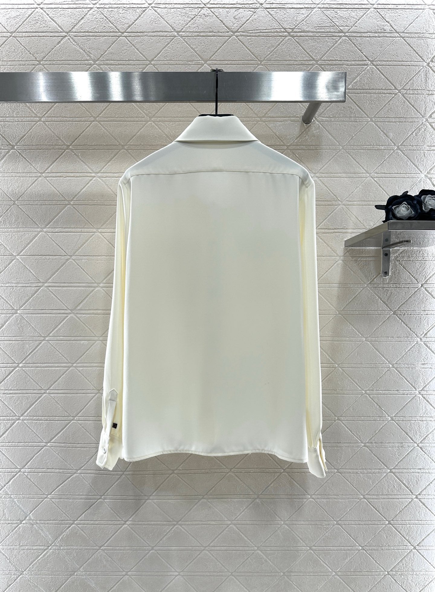 25fw Butterfly bow ribbon shirt and pants set