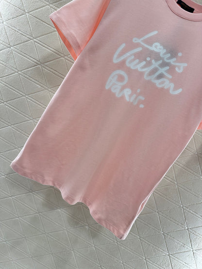 25fw Round neck printed T-shirt