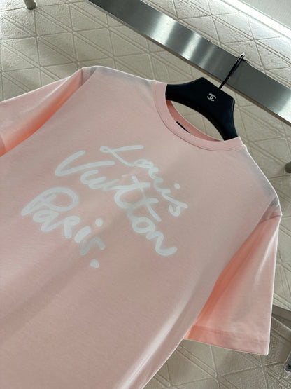 25fw Round neck printed T-shirt