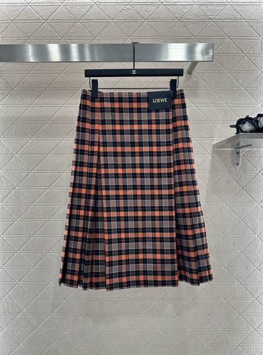 25fw Plaid skirt